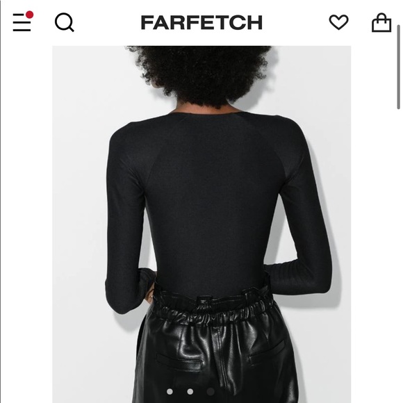 NWT ALIX NYC Sullivan scoop neck bodysuit - Picture 3 of 8